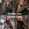 Custom-made twisted capelet in the colors of your choice. Handwoven. Please contact before purchase.