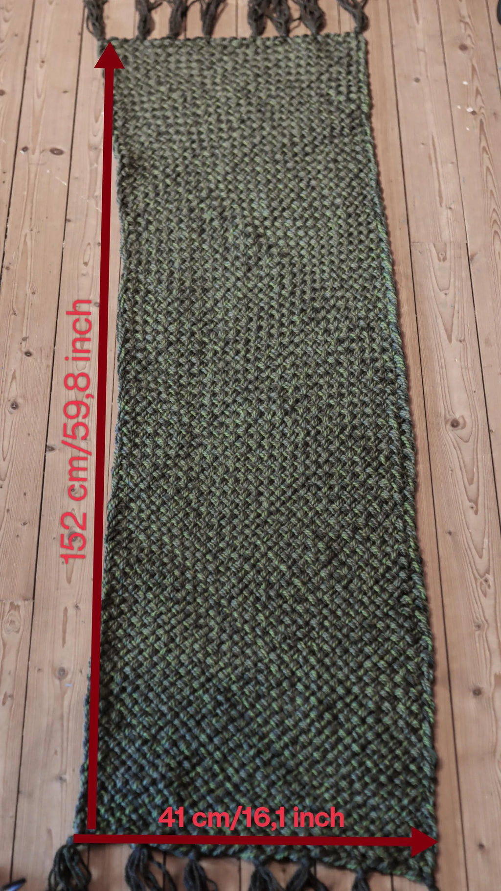 Big handwoven rectangular shawl in gray wool and alpaca.
