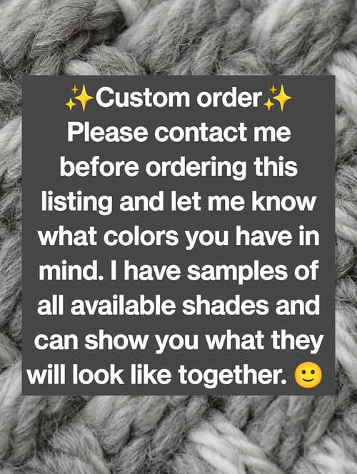 Custom-made handwoven triangle scrap yarn shawl in gradient colors. Please contact before purchase.