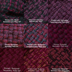 Custom-made extra long hooded shawl in the colors of your choice. Handwoven. Please contact before purchase.