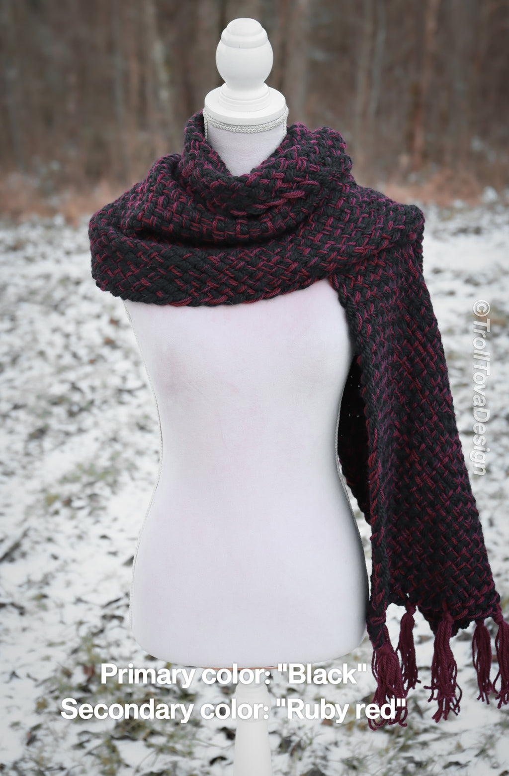 Custom-made big rectangular shawl in the colors of your choice. Handwoven. Please contact before purchase.