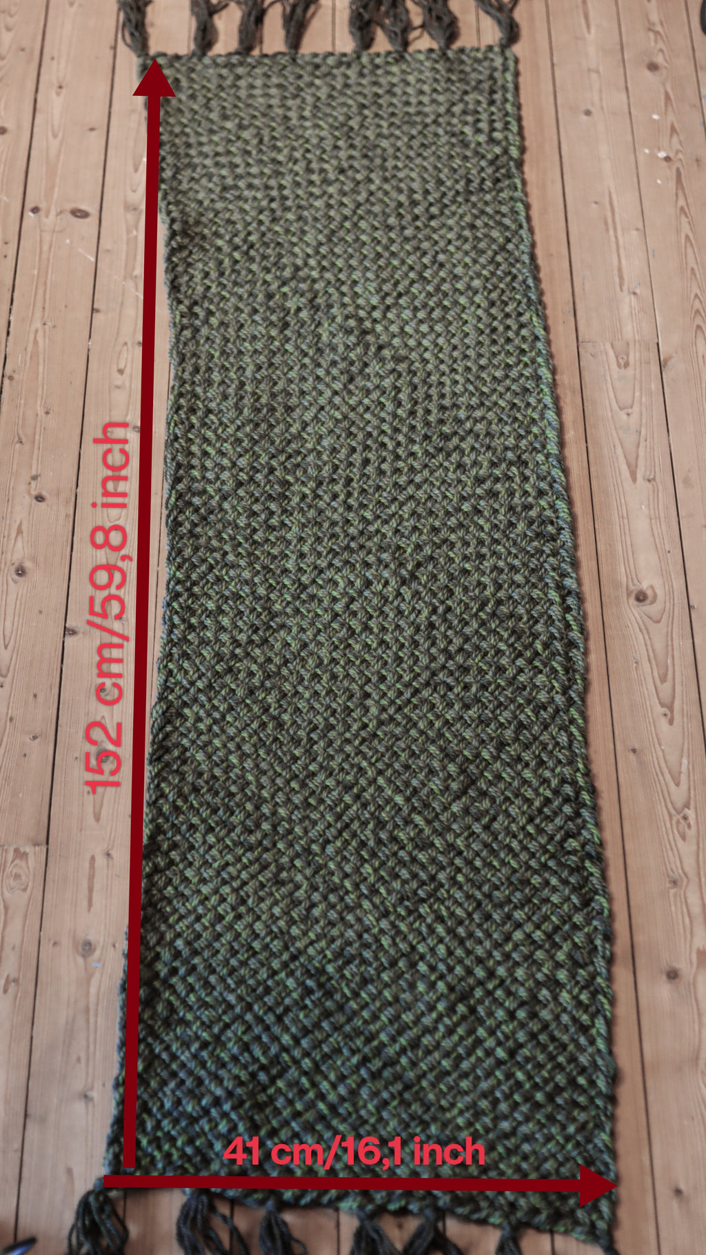 Custom-made big rectangular shawl in the colors of your choice. Handwoven. Please contact before purchase.