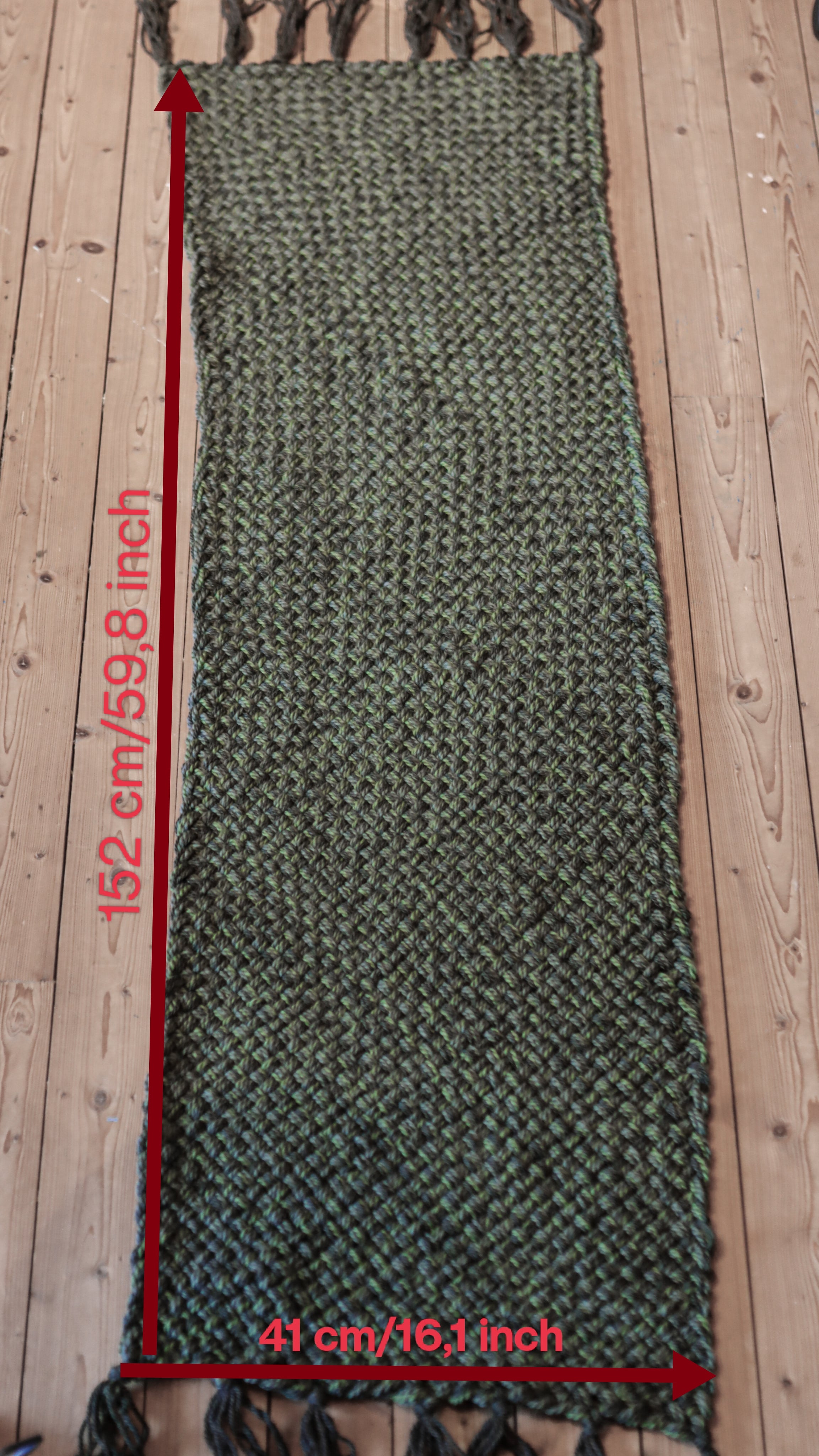 Custom-made big rectangular shawl in the colors of your choice. Handwoven. Please contact before purchase.