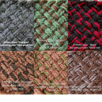 Custom-made extra long hooded shawl in the colors of your choice. Handwoven. Please contact before purchase.