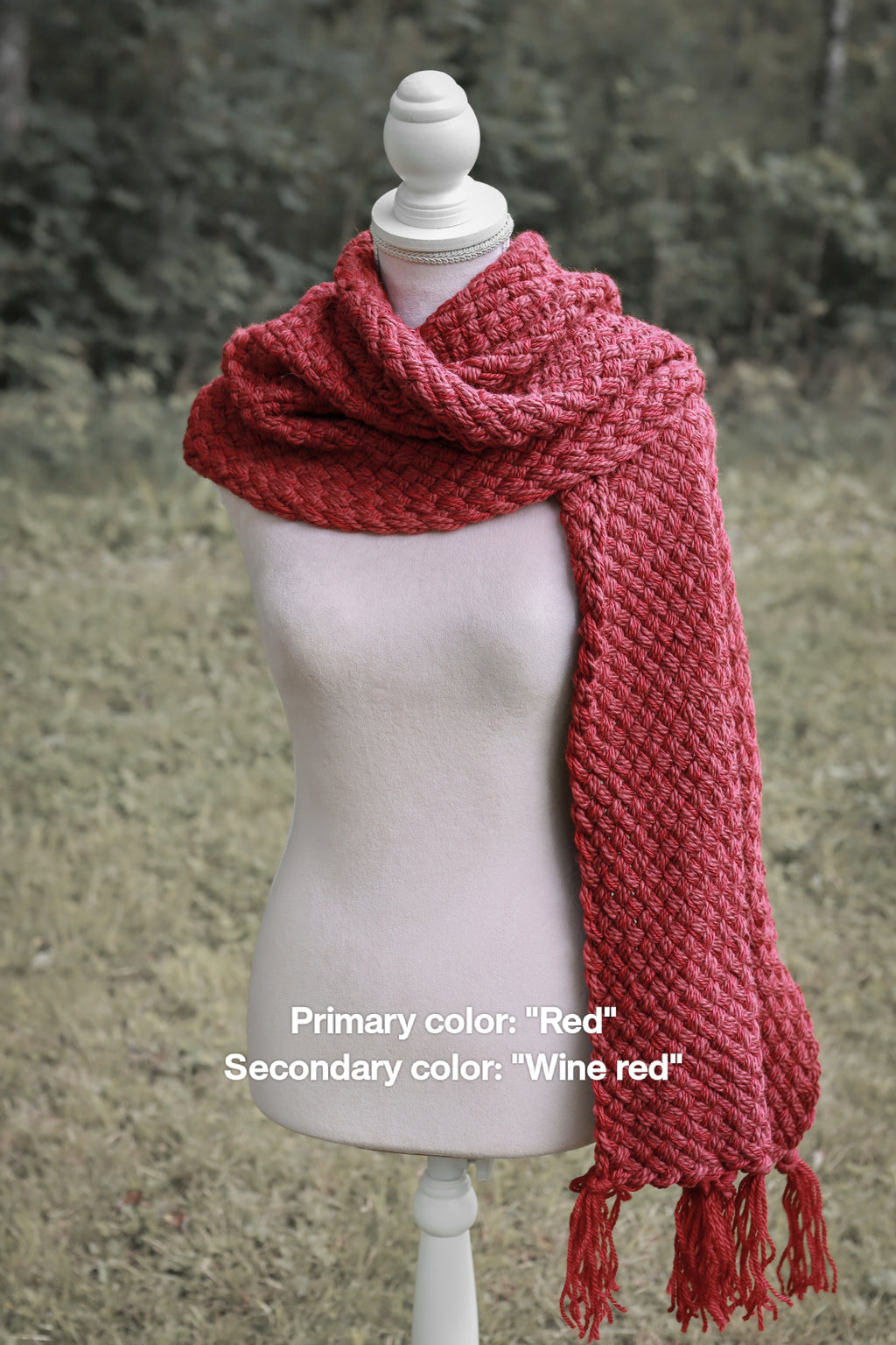 Custom-made big rectangular shawl in the colors of your choice. Handwoven. Please contact before purchase.