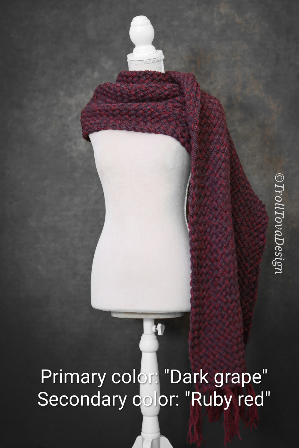 Custom-made big rectangular shawl in the colors of your choice. Handwoven. Please contact before purchase.