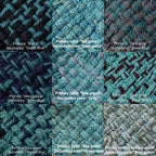 Custom-made triangle scarf in wool and alpaca. Handwoven. Please contact before purchase.