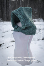 Custom-made handwoven hood in the colors of your choice. Please contact before purchase.