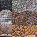 Custom-made extra long hooded shawl in the colors of your choice. Handwoven. Please contact before purchase.