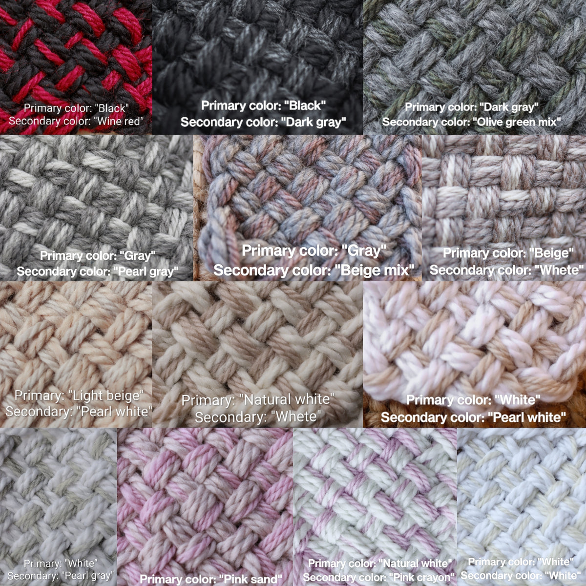 Custom-made triangle scarf in wool and alpaca. Handwoven. Please contact before purchase.